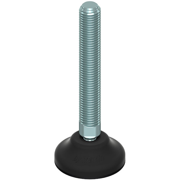 Martin Piede Zincato Base Plastica Snodato 30° D.MM 65 M20 - MARTIN
